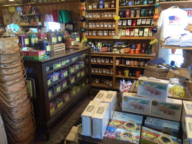 Shopping for holiday gifts just got a lot more fun at Zeb's general store in North Conway. (Photo Moira McCarthy)