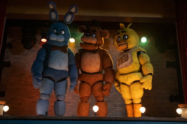 Animatronics from "Five Nights at Freddy's."