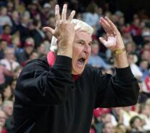 The turbulent and brilliant basketball coach Bob Knight has died. Knight's family made the announcement Wednesday night on social media, saying he was surrounded by family at his home in Bloomington. Knight led the Hoosiers to three NCAA championships. He was among college basketball’s winningest coaches, with 902 victories in 42 seasons at Army, Indiana and Texas Tech. He coached the U.S. to the 1984 Olympic gold medal. His temper was legendary: In 1985, he tossed a chair across the court. But he took pride in his players’ high graduation rates and never was accused of a major NCAA violation. Bob Knight was 83.